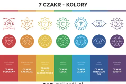 Czakra korony, ostatnia z 7 czakr, odpowiada za duchowość i połączenie z wszechświatem. Symbolizuje oświecenie.
